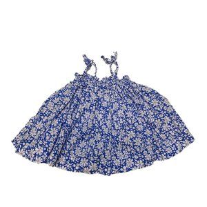 Baby Gap Girls Blue White Floral Sundress Dress 3-6 Months